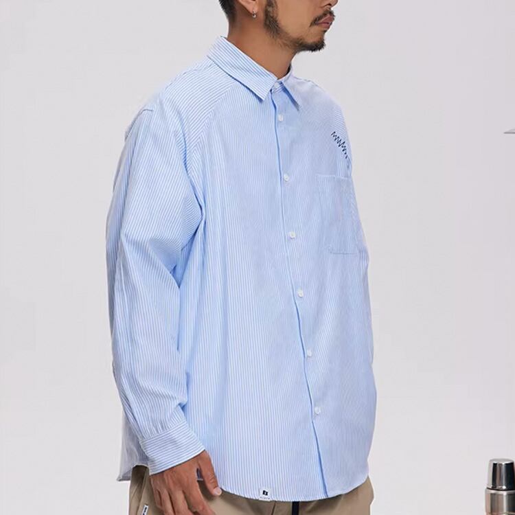 ★RETRO CASUAL STRIPED SHIRT　　　A0702