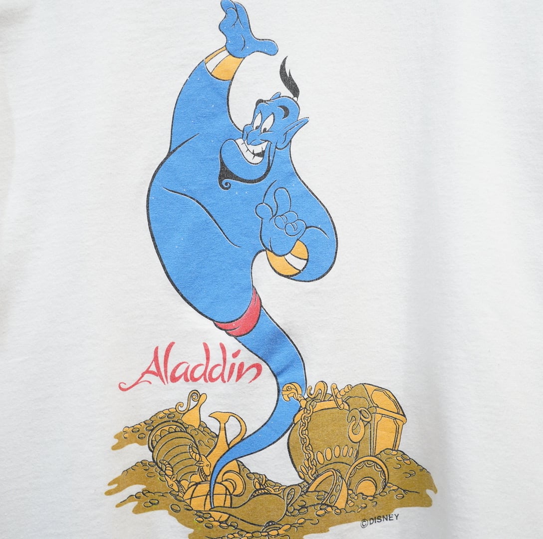 disney アラジン ジーニー Tシャツ M/usa製 ディズニー aladdin | 古着