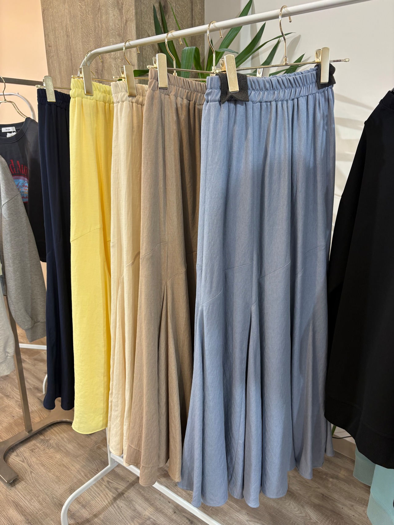 専用ページ　イレギュラー切替リネンライクスカート　LER-2544