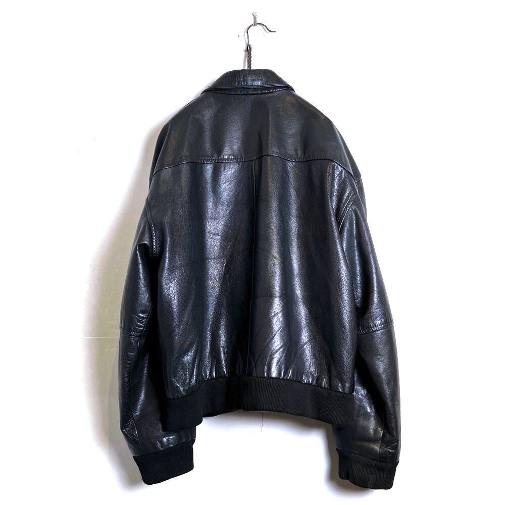 FIRST] Vintage A-2 Style Leather Jacket [1980s-] Vintage Type A-2