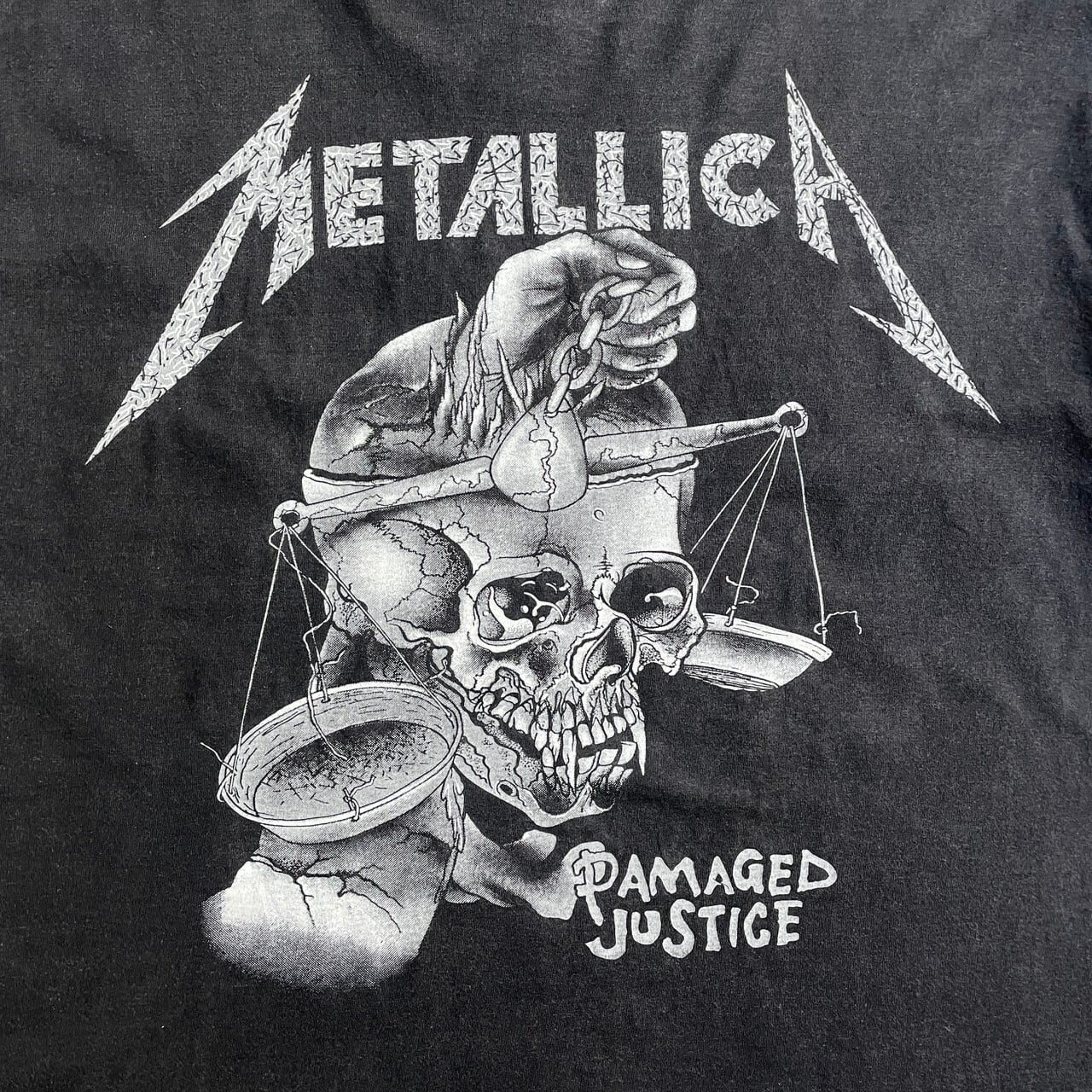 METALLICA メタリカ DAMAGED JUSTICE バンドTシャツ メンズL 古着