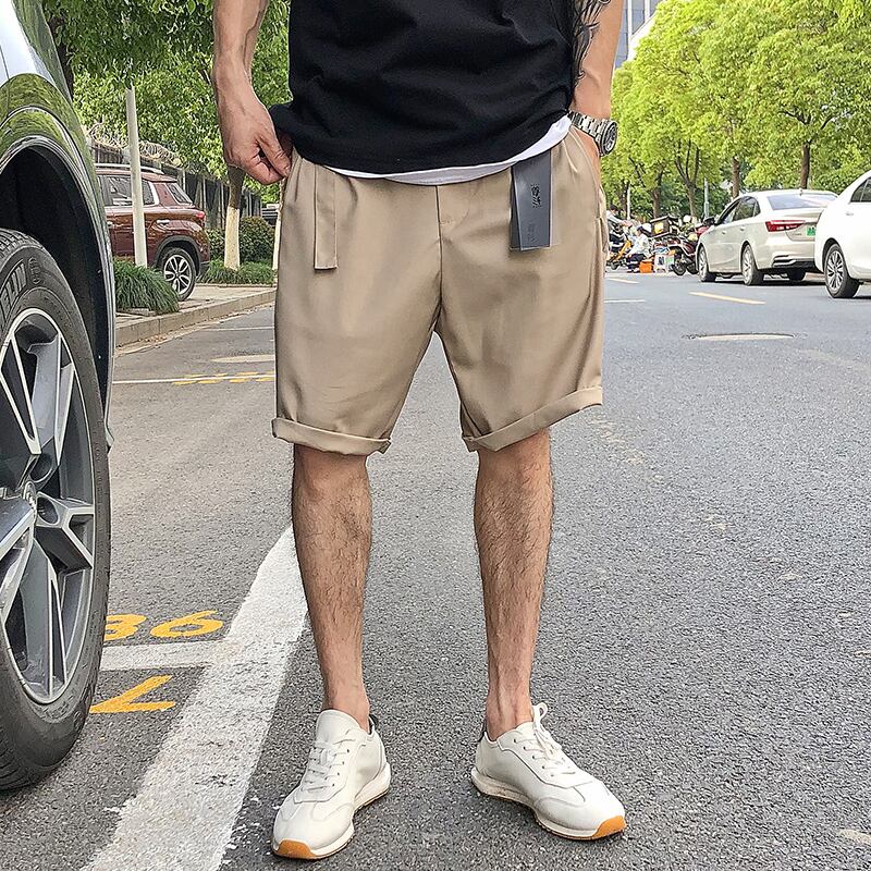 サマーソリッド カラーカジュアルショーツ パンツ 夏物 ブルマー ソリッドカラー Xu_Tailang61673283637