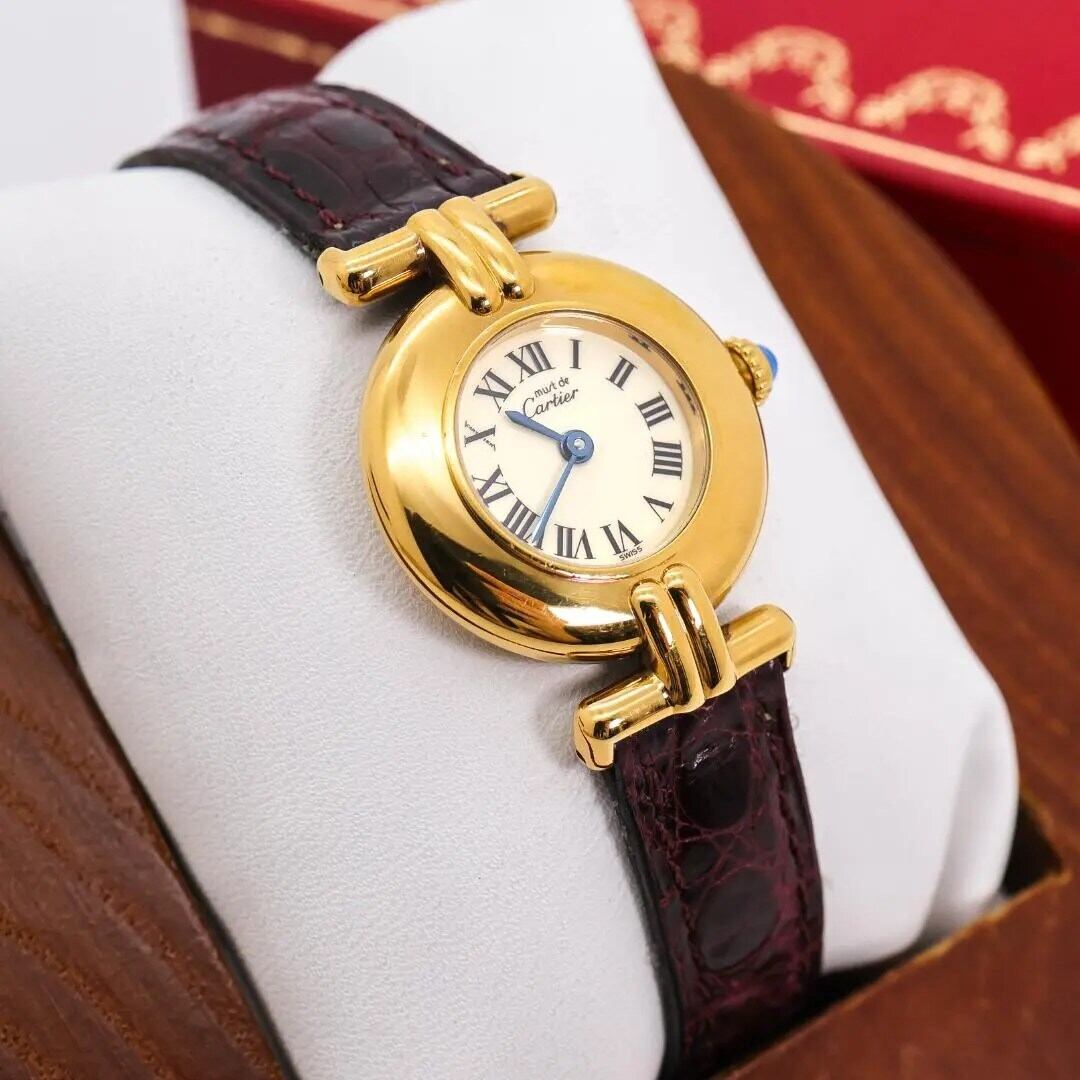 美品 稼働 カルティエ マストコリゼ ヴェルメイユ 腕時計 SV925 3736 美品 稼働 カルティエ マストコリゼ ヴェルメイユ 腕時計 SV925 3736