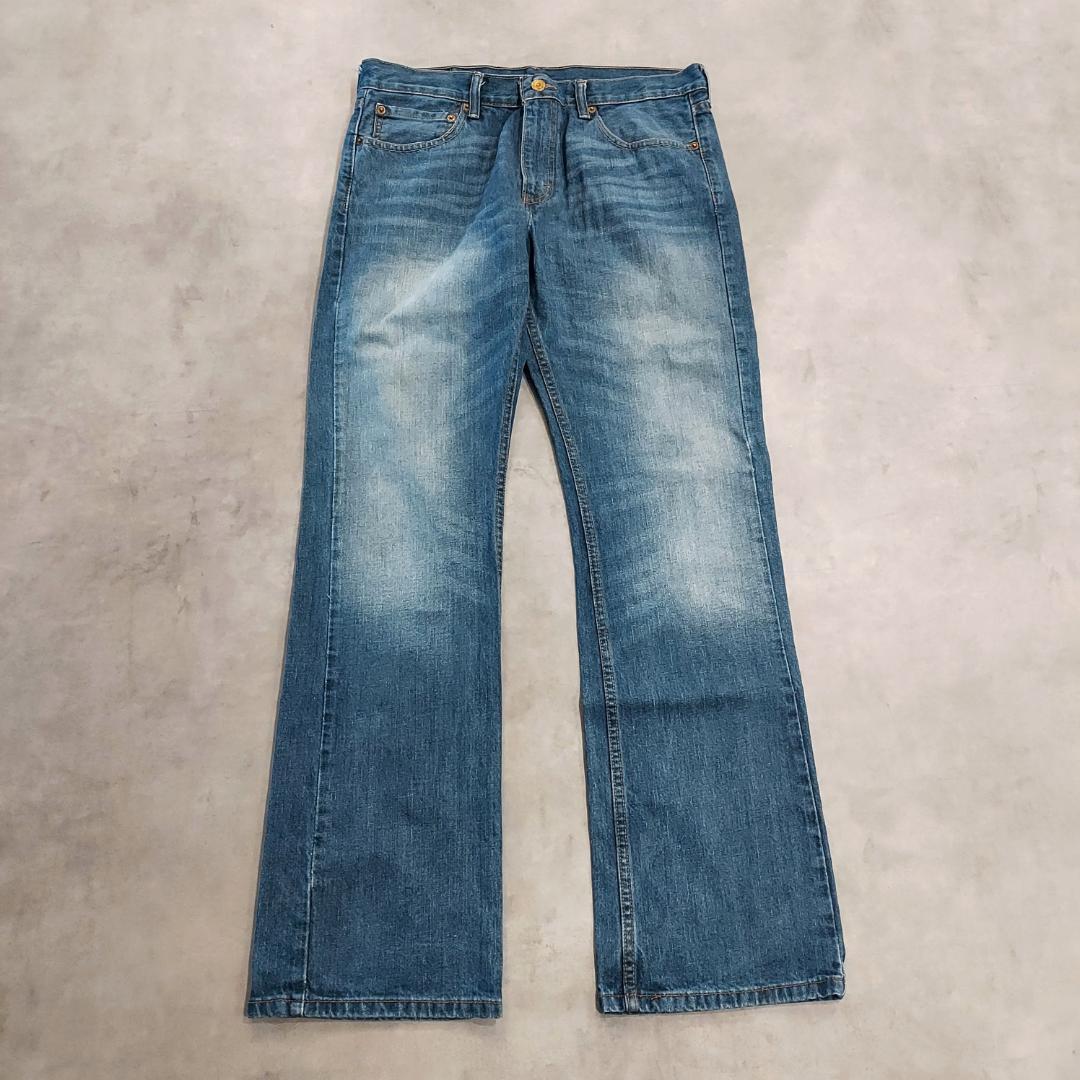 リーバイス527 Levis W34 フレアデニム 青 古着 ブーツ 20221
