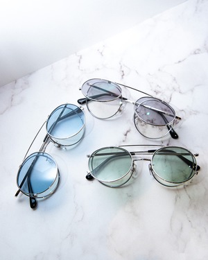 FLIP UP TYPE CIRCLE METAL GLASSES ＜EXCLUSIVE＞