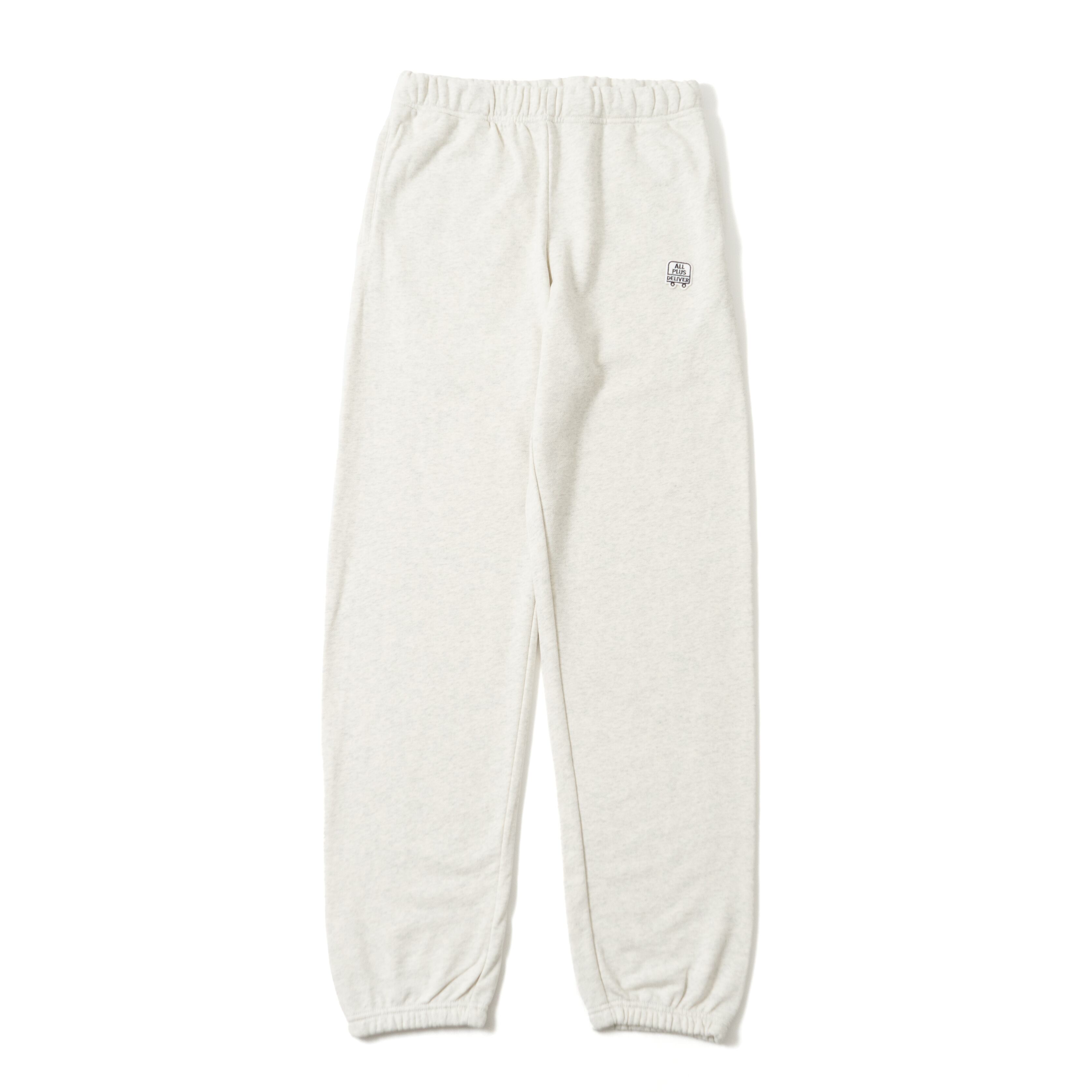 ALPSDR LOGO PATCH SWEAT PANTS / OATMEAL