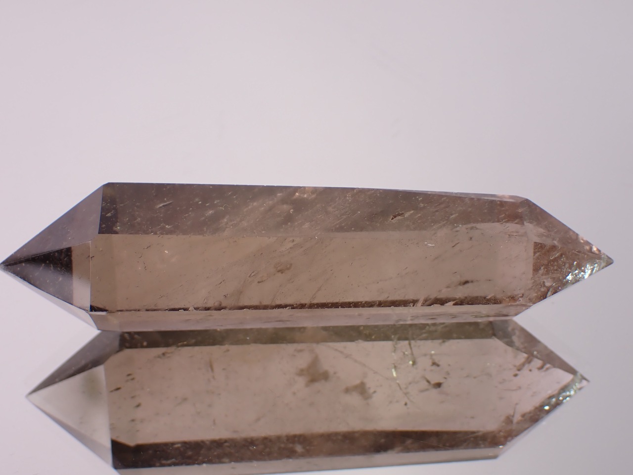 スモーキークォーツ　ダブルポイント　42.8g　[D1-146]