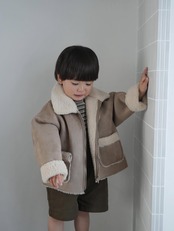 【original】fake mouton coat