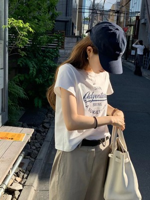 [OUNCE] sunset half tee (即納)