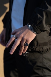 【circle signet ring】 / SILVER