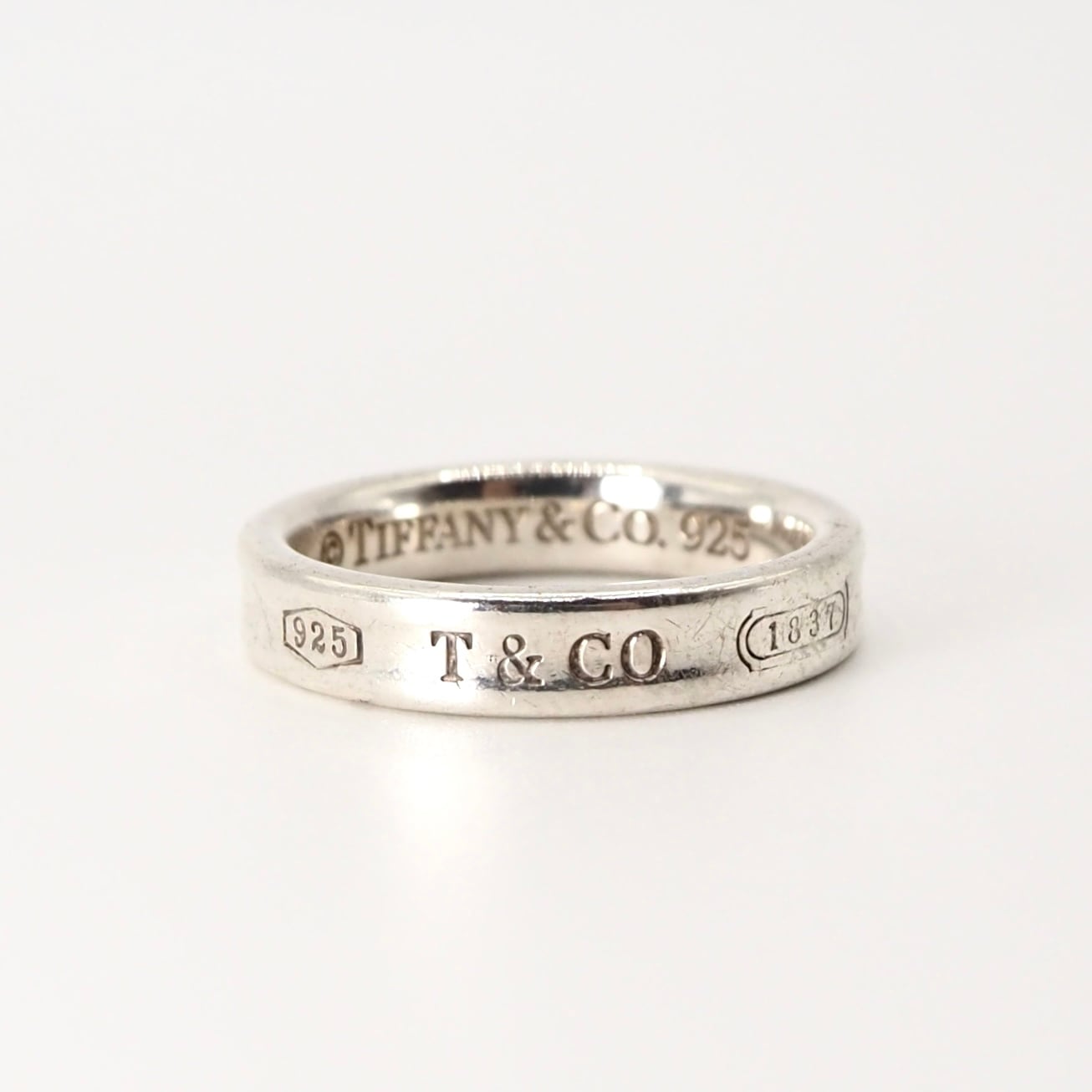 Tiffany&Co. 約11号 1837 ナロー リング シルバー925 ティファニー