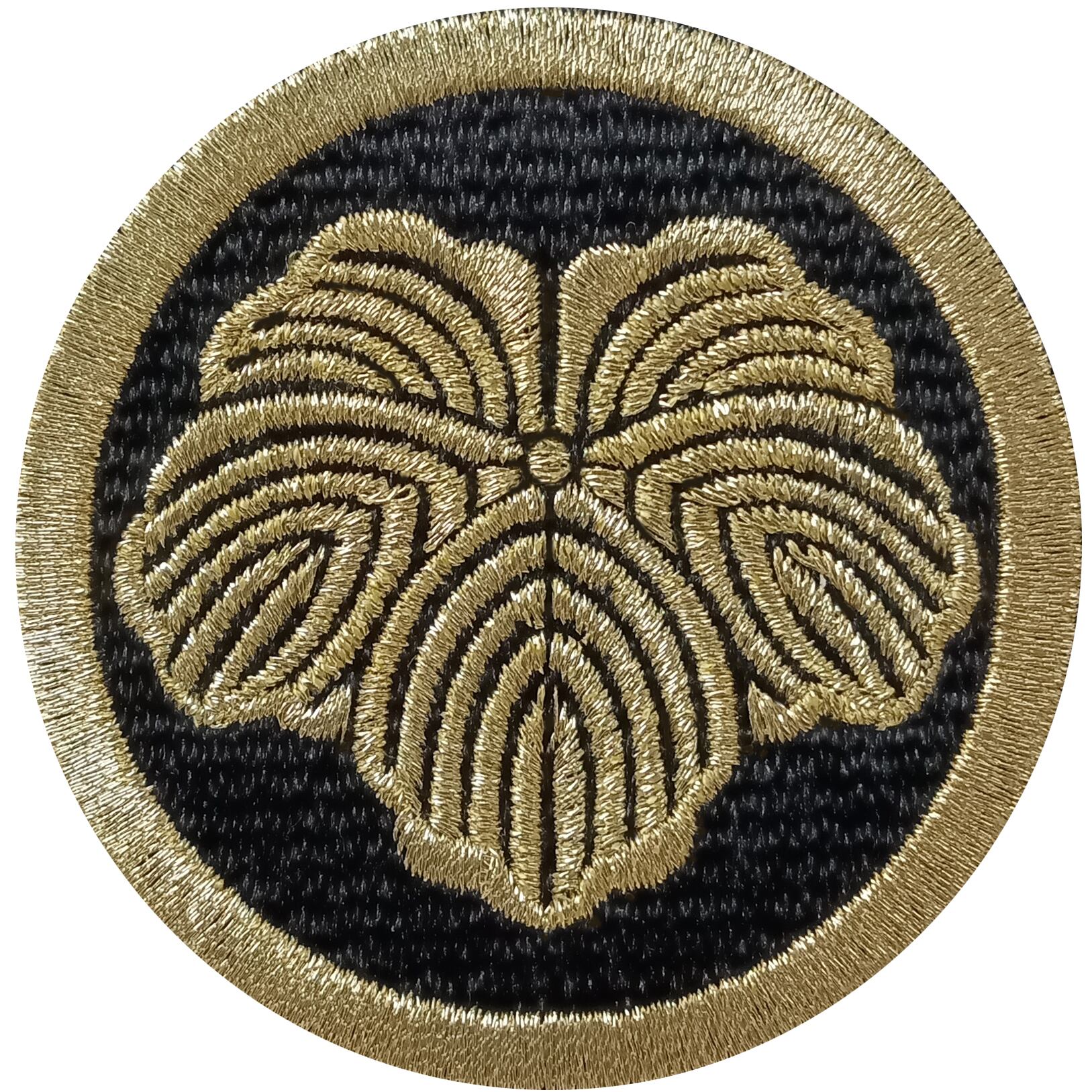 XL / 7 x 7.6cm【家紋33】大一大万大吉 石田三成の旗印 家紋 ワッペン