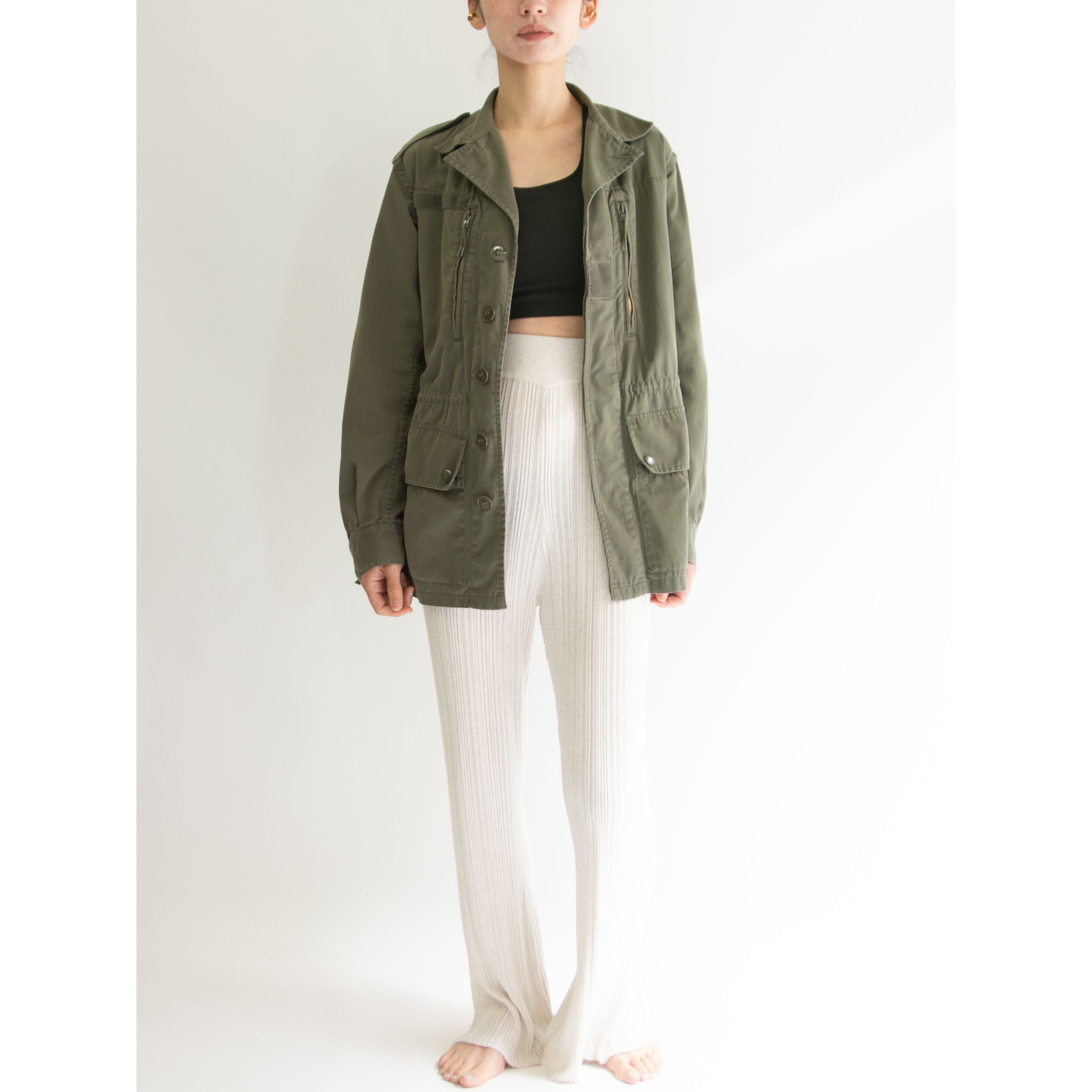 【French Army】70's F1 Herringbone Twill Combat Jacket （フランス軍 F1 ヘリンボーンツイル コンバットジャケット）