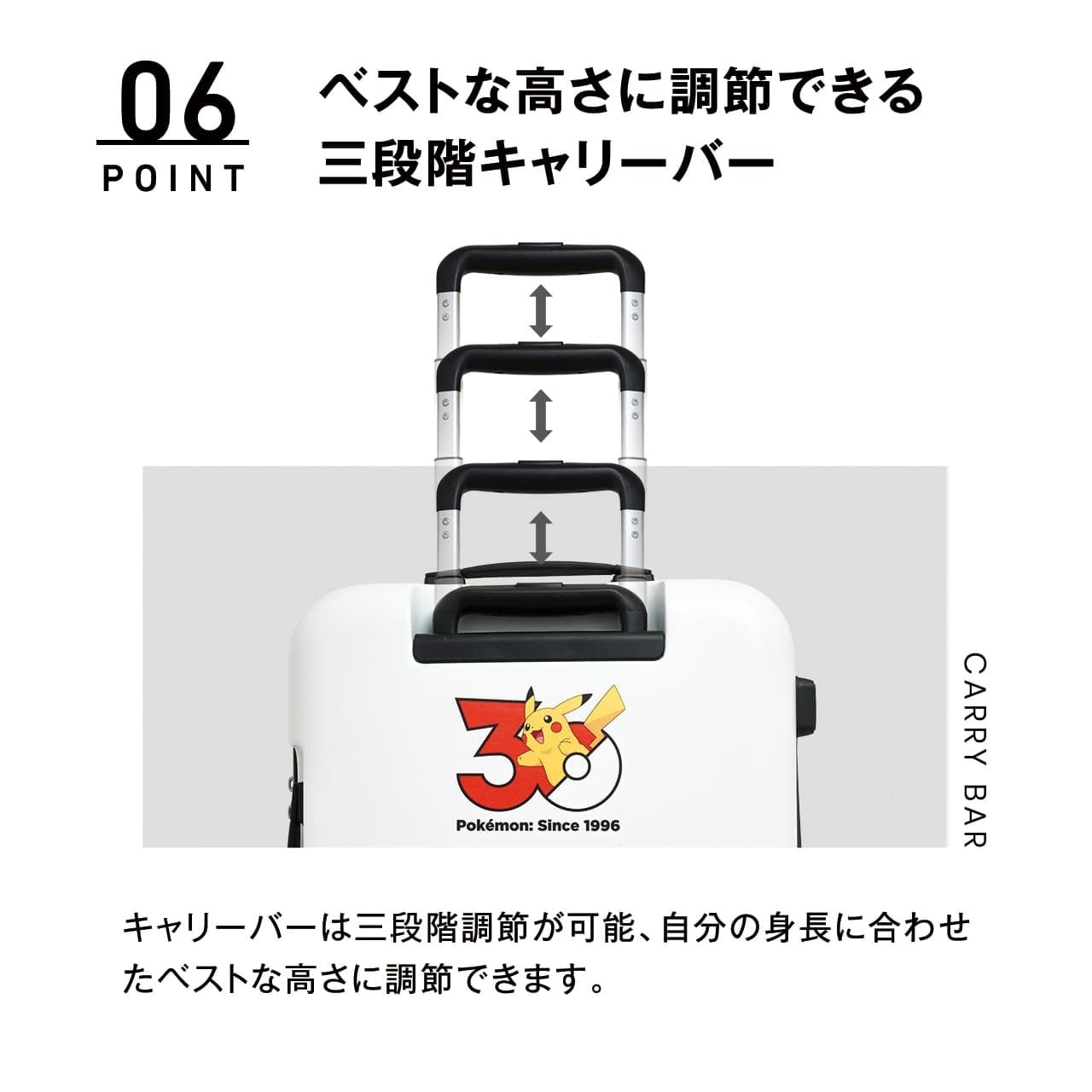 近日発売】POKEMON ポケモン 30周年ロゴ スーツケース キャリーケース