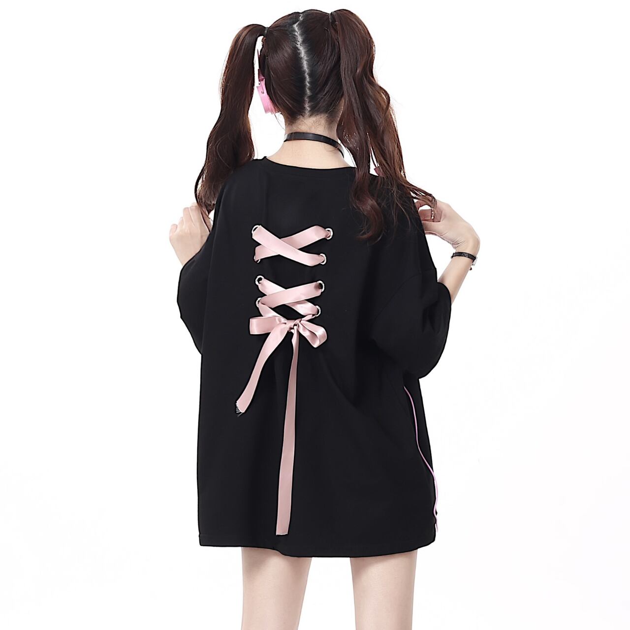 バッグリボントップス　3color　1107