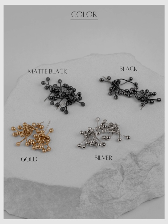 Pierce -Gold/Silver/Black/Matte Black-