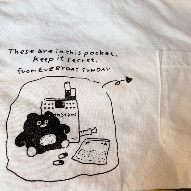 ナイショのポケットT　“Keep it secret.”