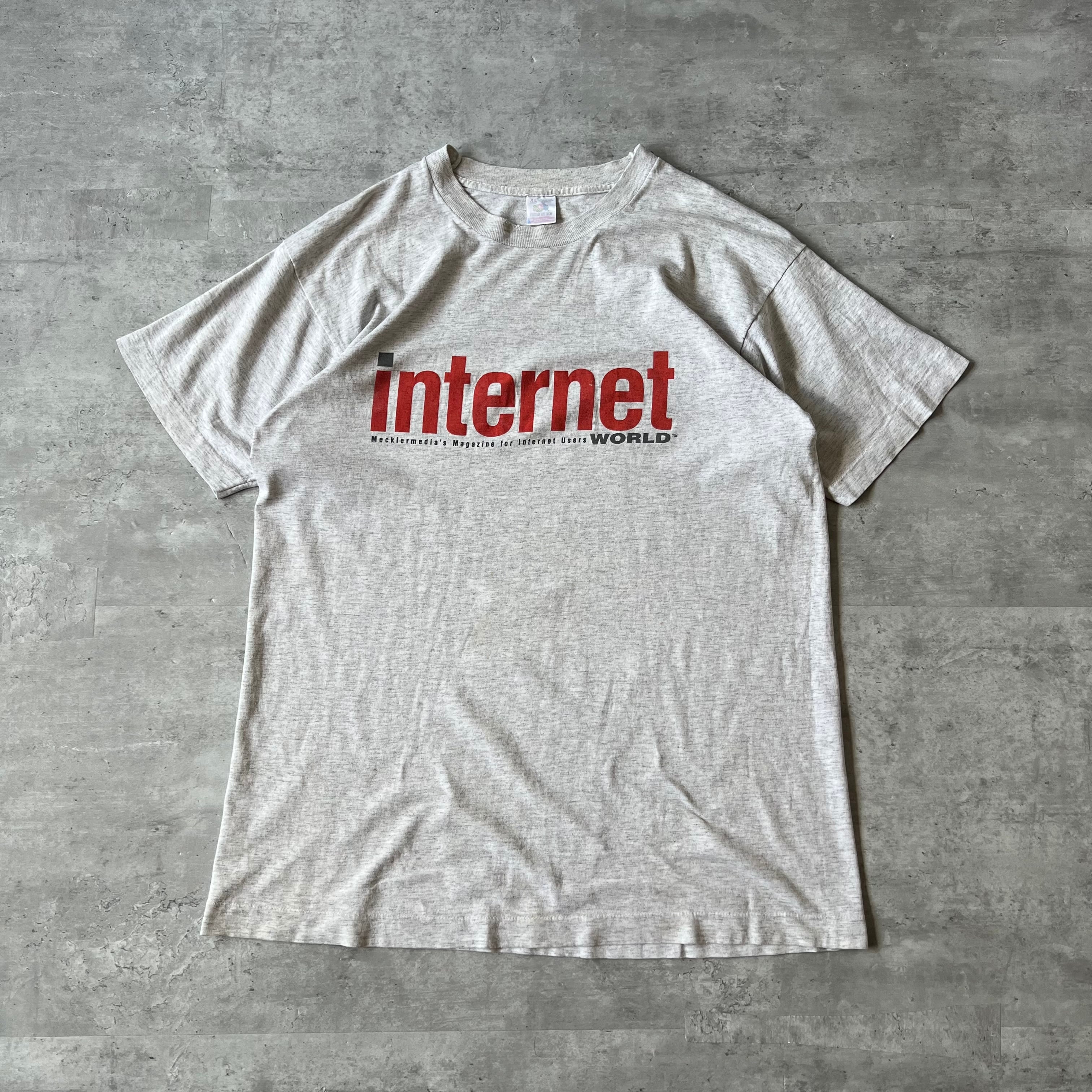 90s “Internet Mecklermedia” Tee vintage made in usa 企業系 IT系 t ...