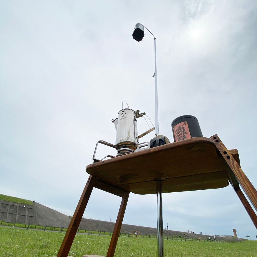 D.S.K オリジナルウッドポールテーブル タープやワンポールテントの