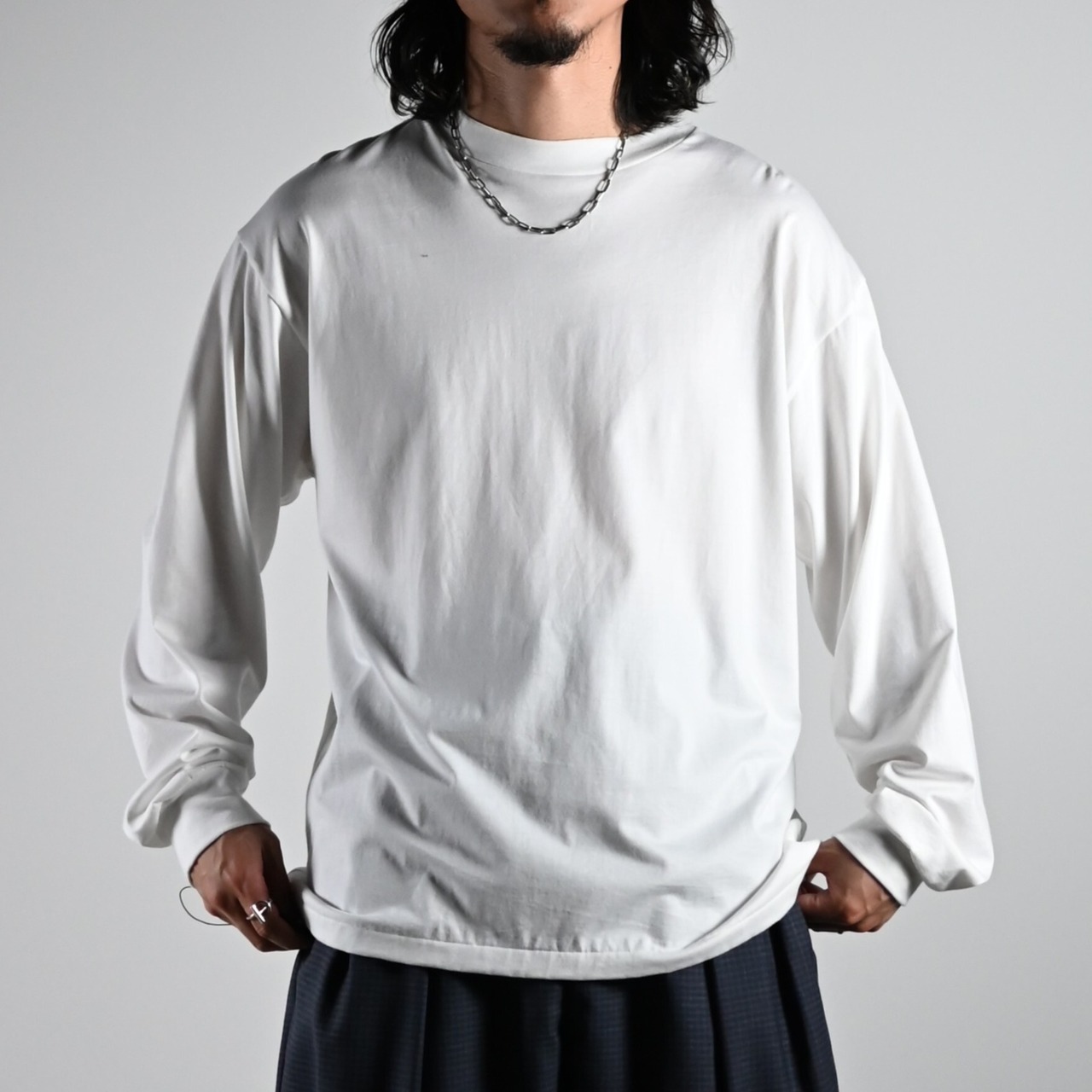 INTERIM / HIGH GAUGE SUVIN JERSEYE　L/S TEE