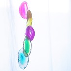 Neon Rainbow 02 - アゲートヒーリングチャイム / Agate Sun Catcher Wind Chime 1038