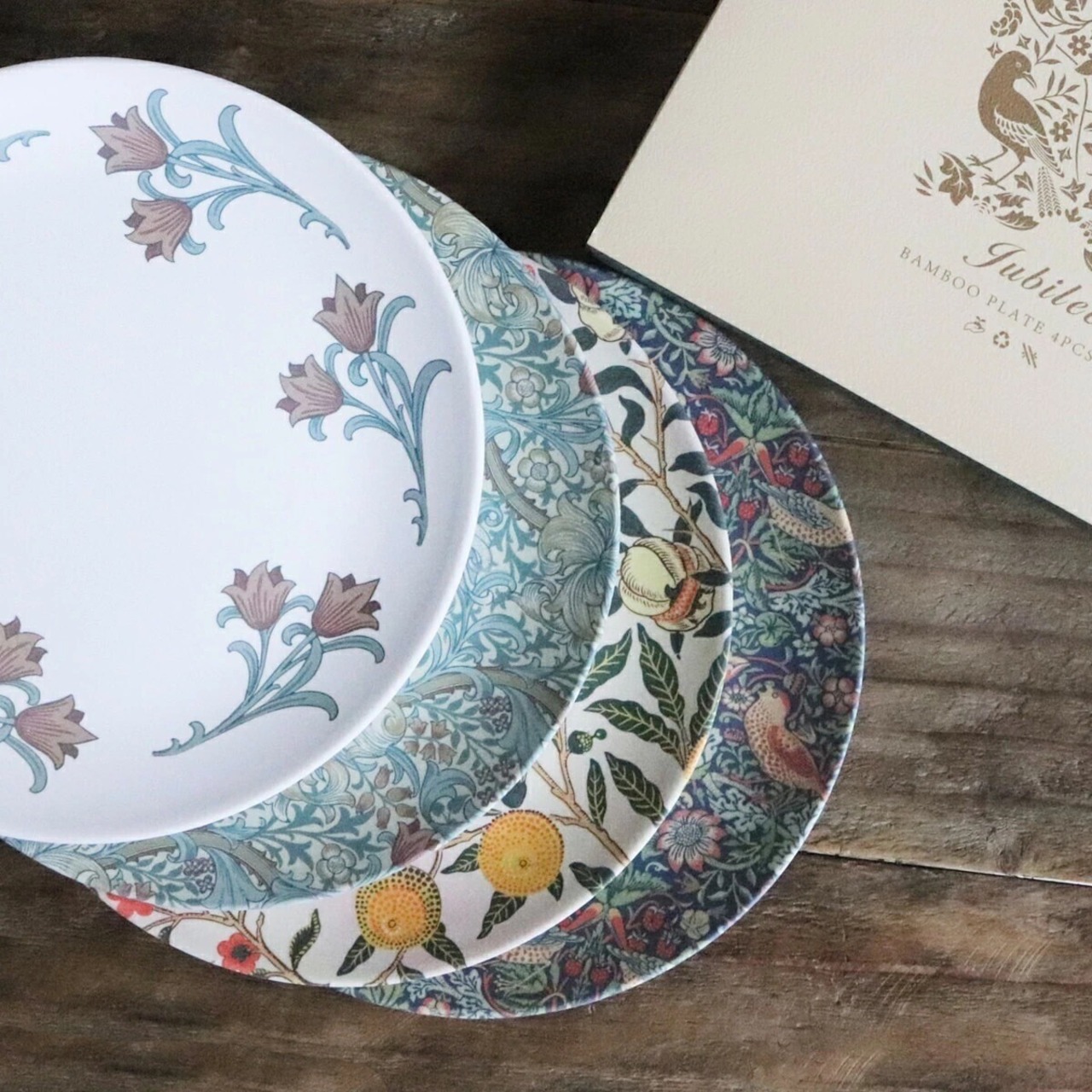 ［William Morris］ウィリアム・モリス　プレート　いちご泥棒