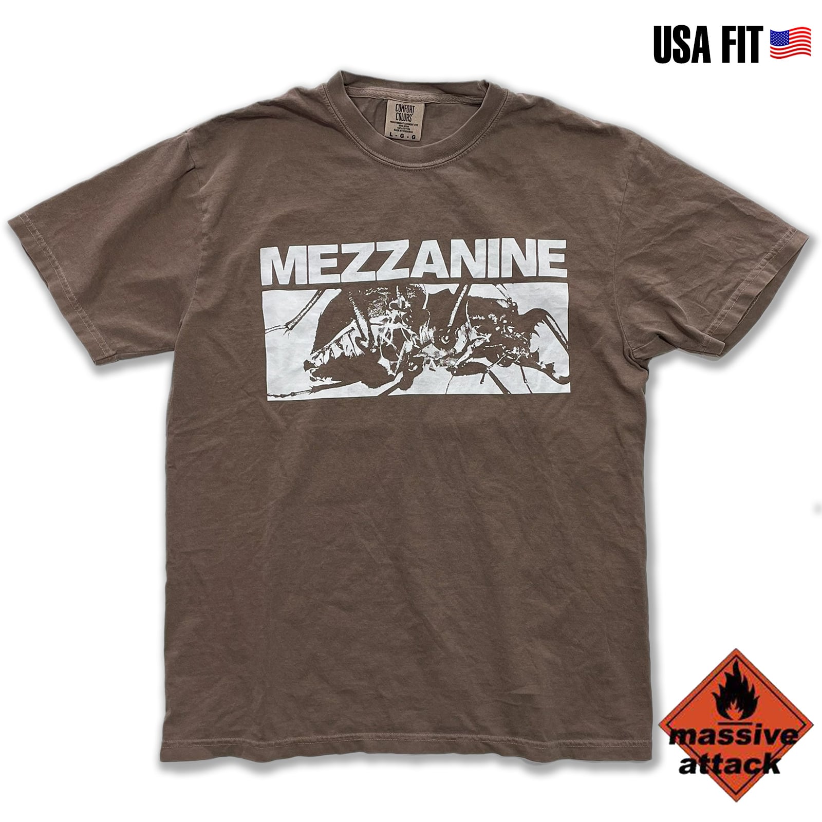 MASSIVE ATTACK ヴィンテージTシャツ vintage 2003's MASSIVE ATTACK music tee “100th Window” | NOIR ONLINE