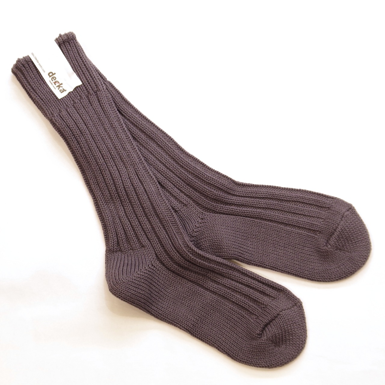 decka Cased heavy weight plain socks