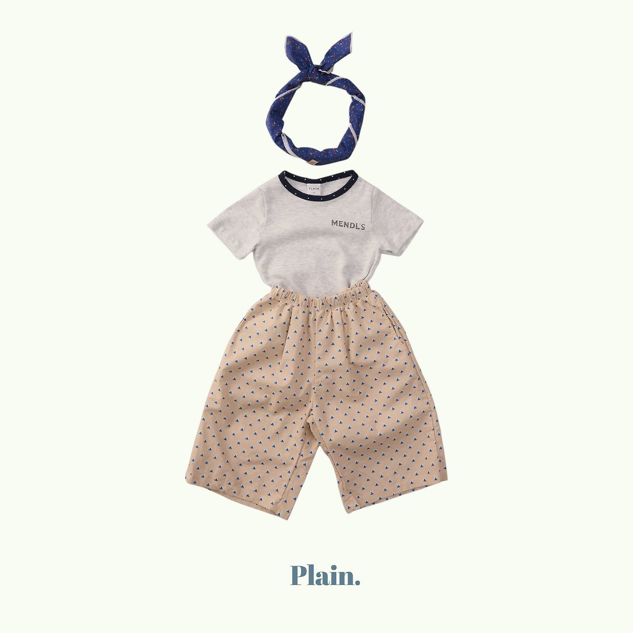 [Plain] Summer pattern bandana / [플레인] 썸머패턴반다나
