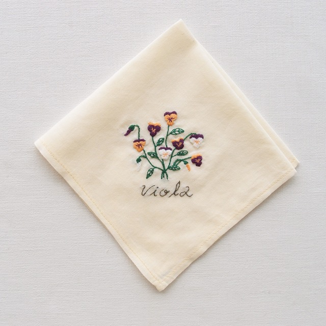 3つの小さな庭【ビオラ】| Sunny Thread 刺繍キット