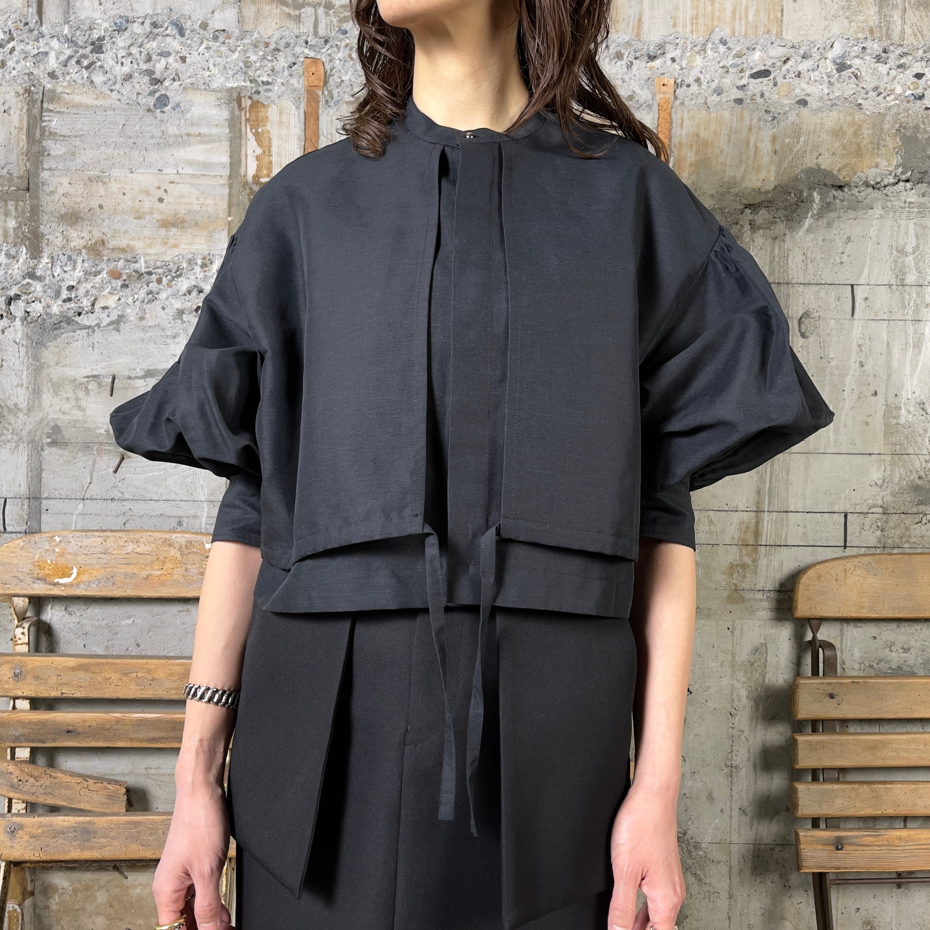 HYKE【ハイク】C/L BALLOON SLEEVE BLOUSE (15207) | glamour online HYKE【ハイク】C/L BALLOON SLEEVE BLOUSE (15207) | glamour online