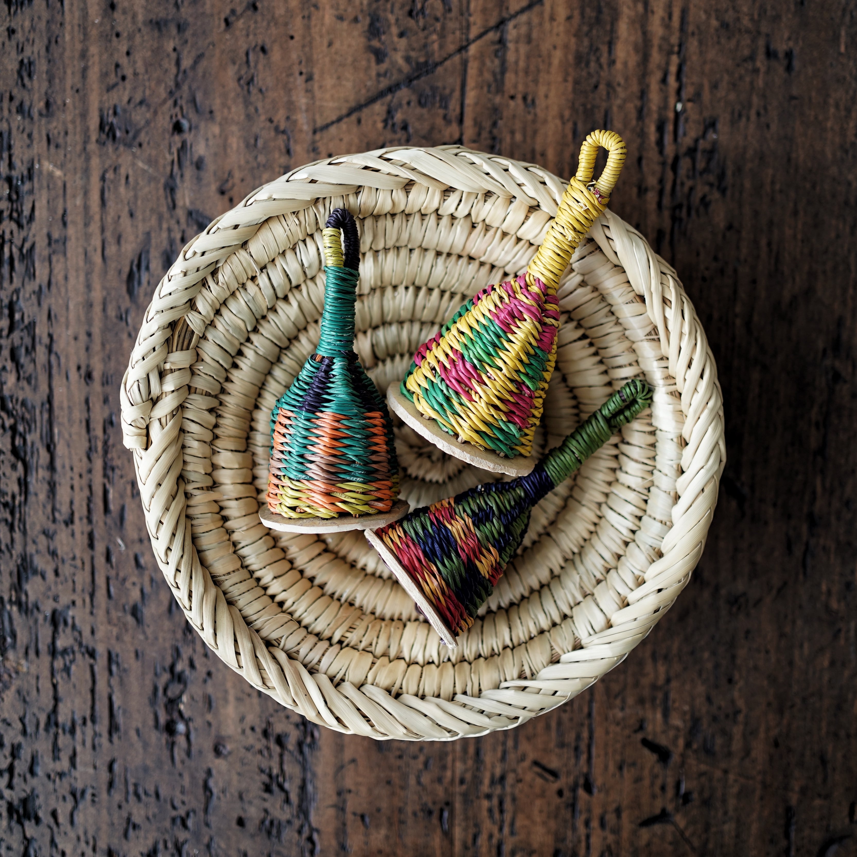 アフリカの民族楽器カシシ(Caxixi) Sサイズ