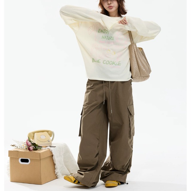 hand-drawn graphic long tee　ハンドドローインググラフィックロングティー　J2103
