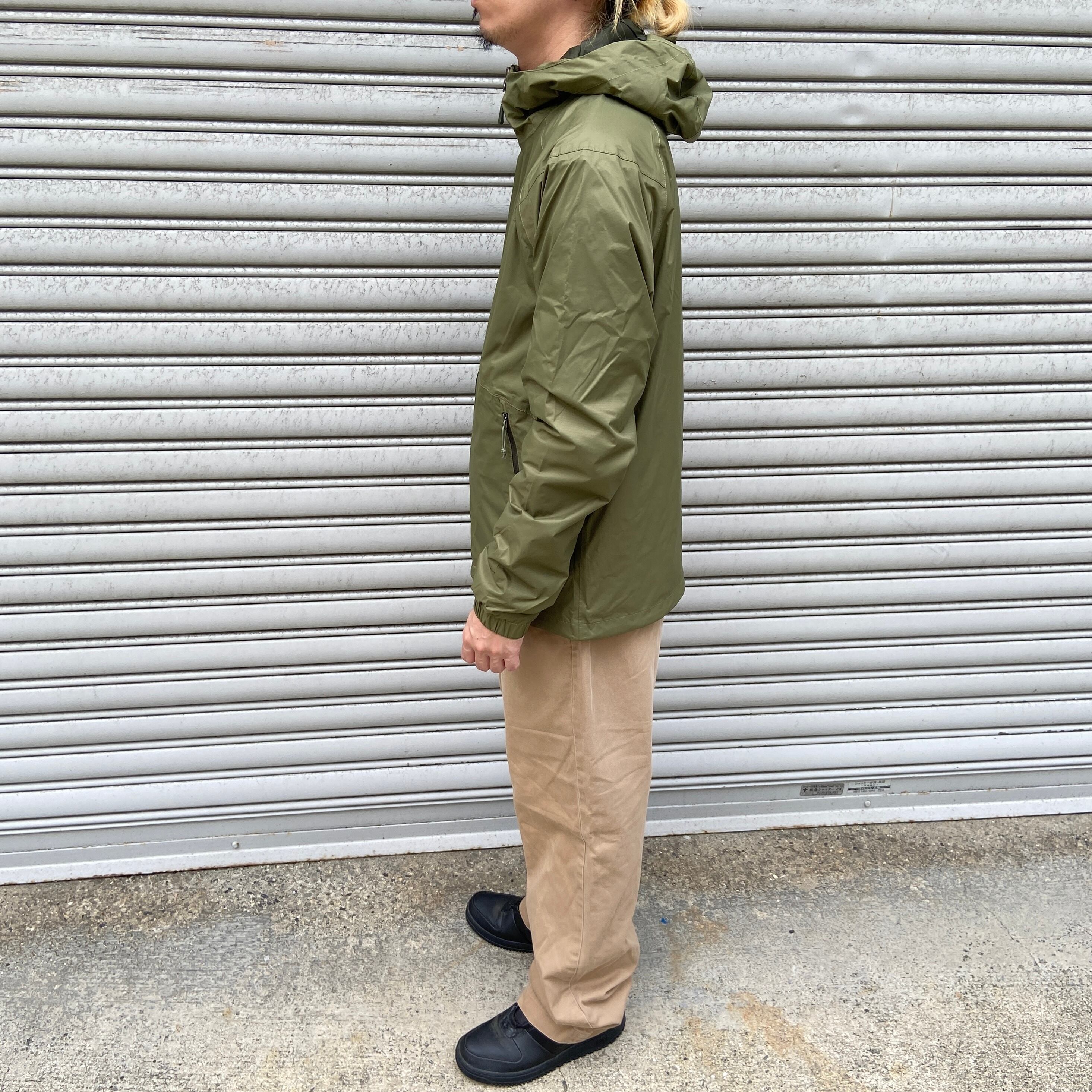 The north face シェルジャケット ハイベント カーキ S 軽量 | 古着屋 Uan