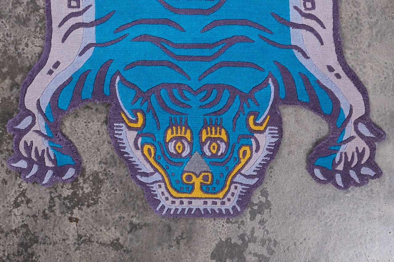 Tibetan Tiger Rug 《Sサイズ•ウール・オリジナル3・ミスティック