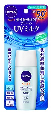 【紫外線吸収剤フリー】ニベアUＶプロテクトウォーターミルクマイルドSPF50+ 30ｍｌ