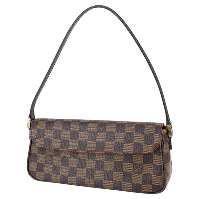 Vintage LOUIS VUITTON ルイヴィトン ショルダーバッグ レコレーター ダミエ レザー ブラウン