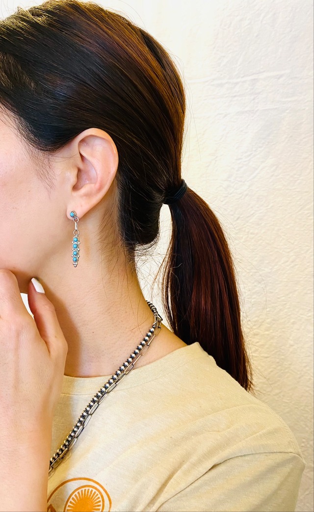 Native American Turquoise Earring (Navajo)