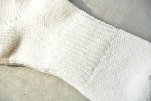 マウナケア Mauna Kea スラブネップメンズローソックス(106504)Off White 25-27cm