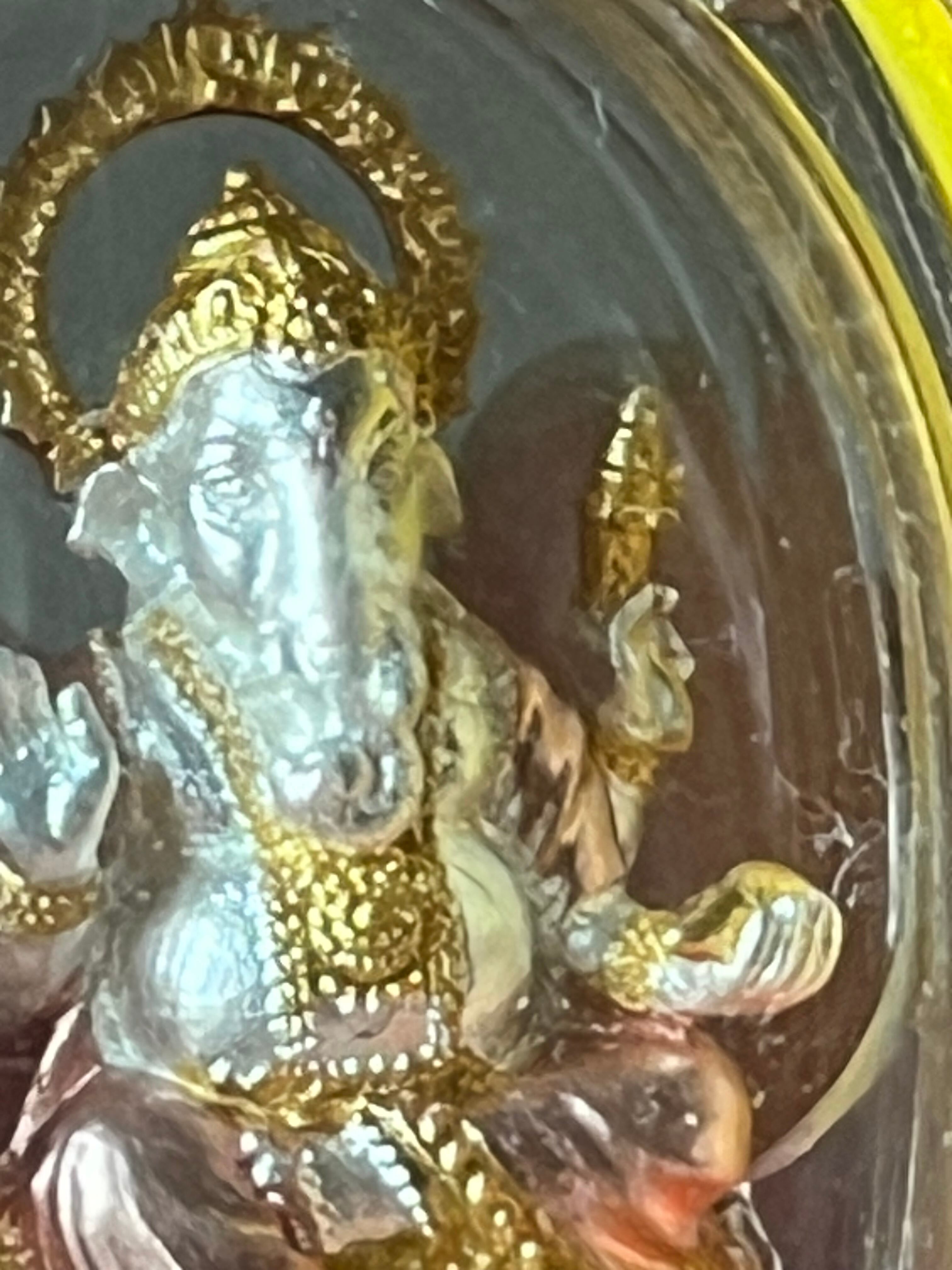 シンガポールファウンテンウェルス【富の噴水】でエネルギーチャージ アミュレット『プラクルアン 』【Large】ピンクゴールド ※チェーン付