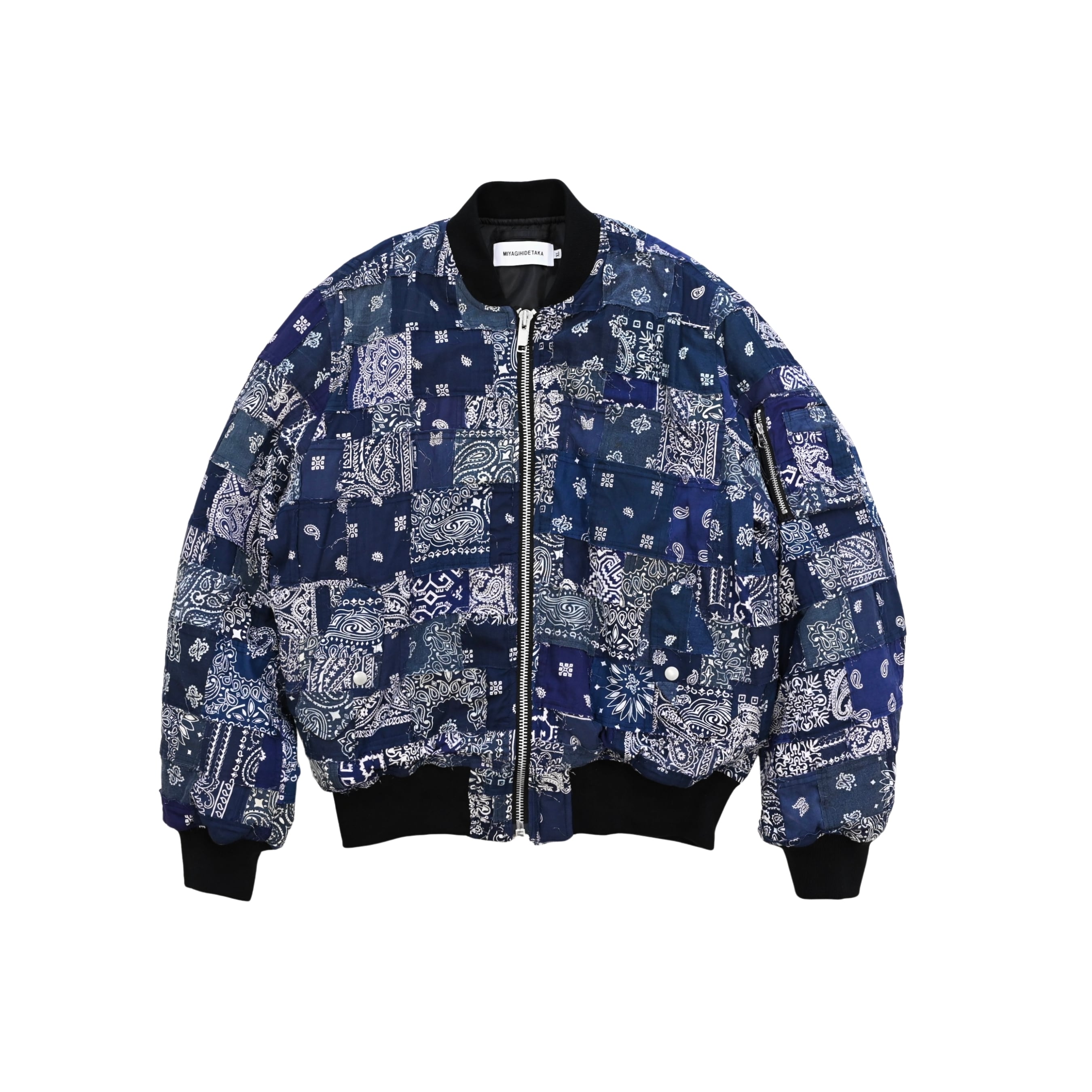 Bandana Down Jacket - BLACK - | MIYAGIHIDETAKA