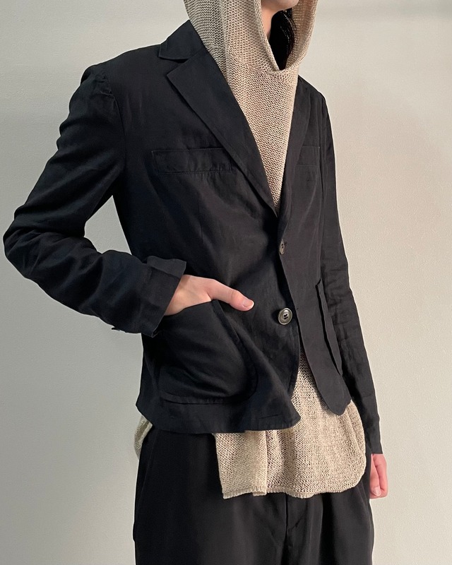 【09s/s Y's】linen single tailored jacket