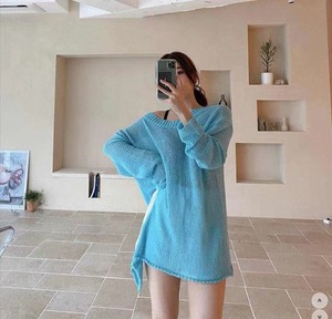 スリットサマーニット　AJ1079-8005