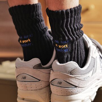 BARBE LIFE SOCKS Clipper Cream×Brown | PAY ID