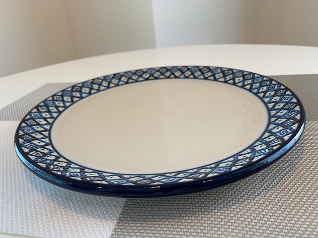 Servin焼き_お皿_26cm_Blue/Navy