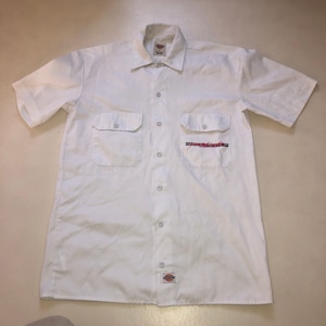 Dickies Short sleeve work shirt 白 S