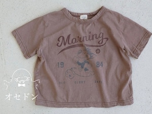 【SN,STELLA】モーニングウルフ Tシャツ ブラウン 80~130cm