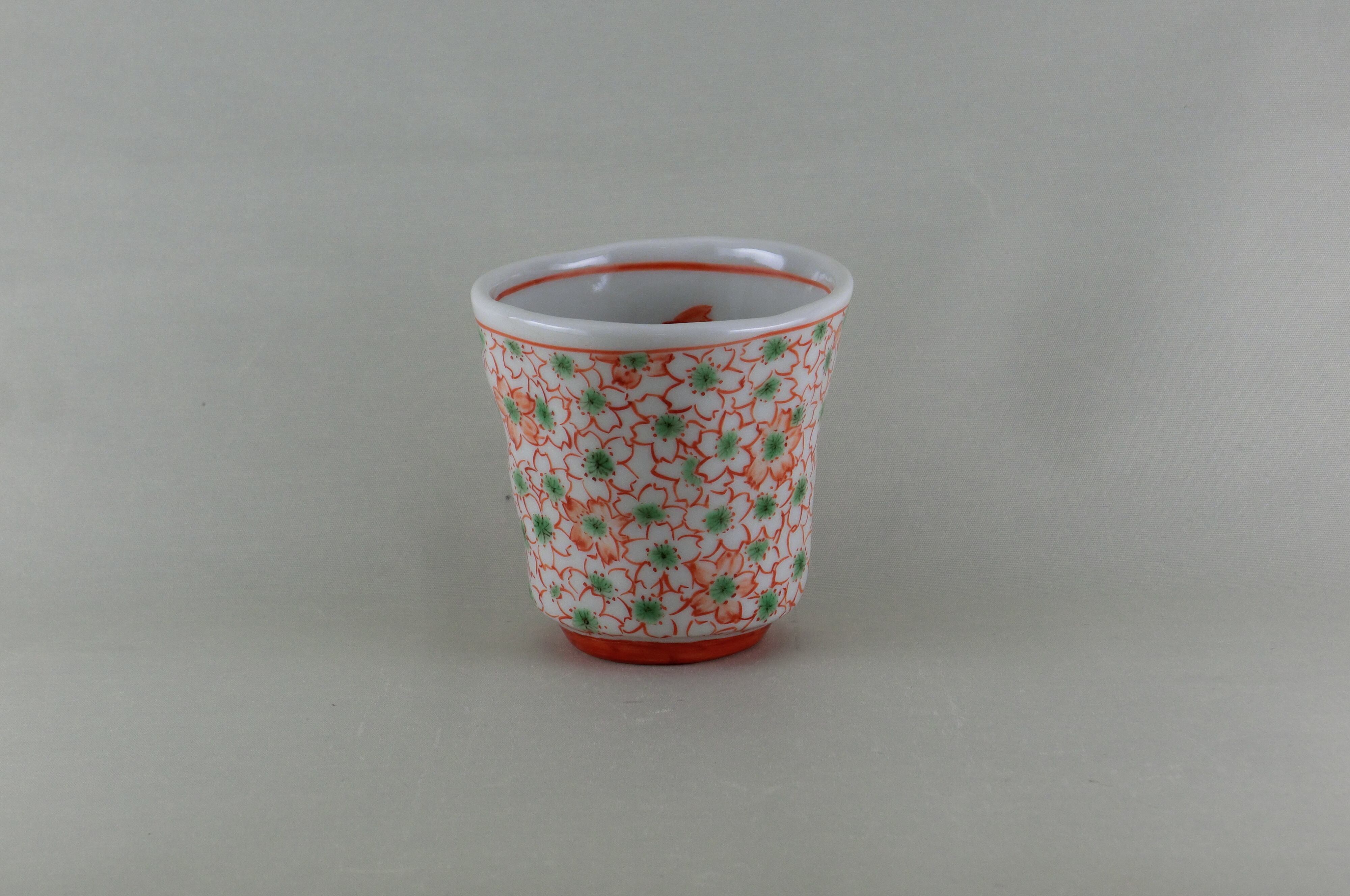 手起し桜文様湯?