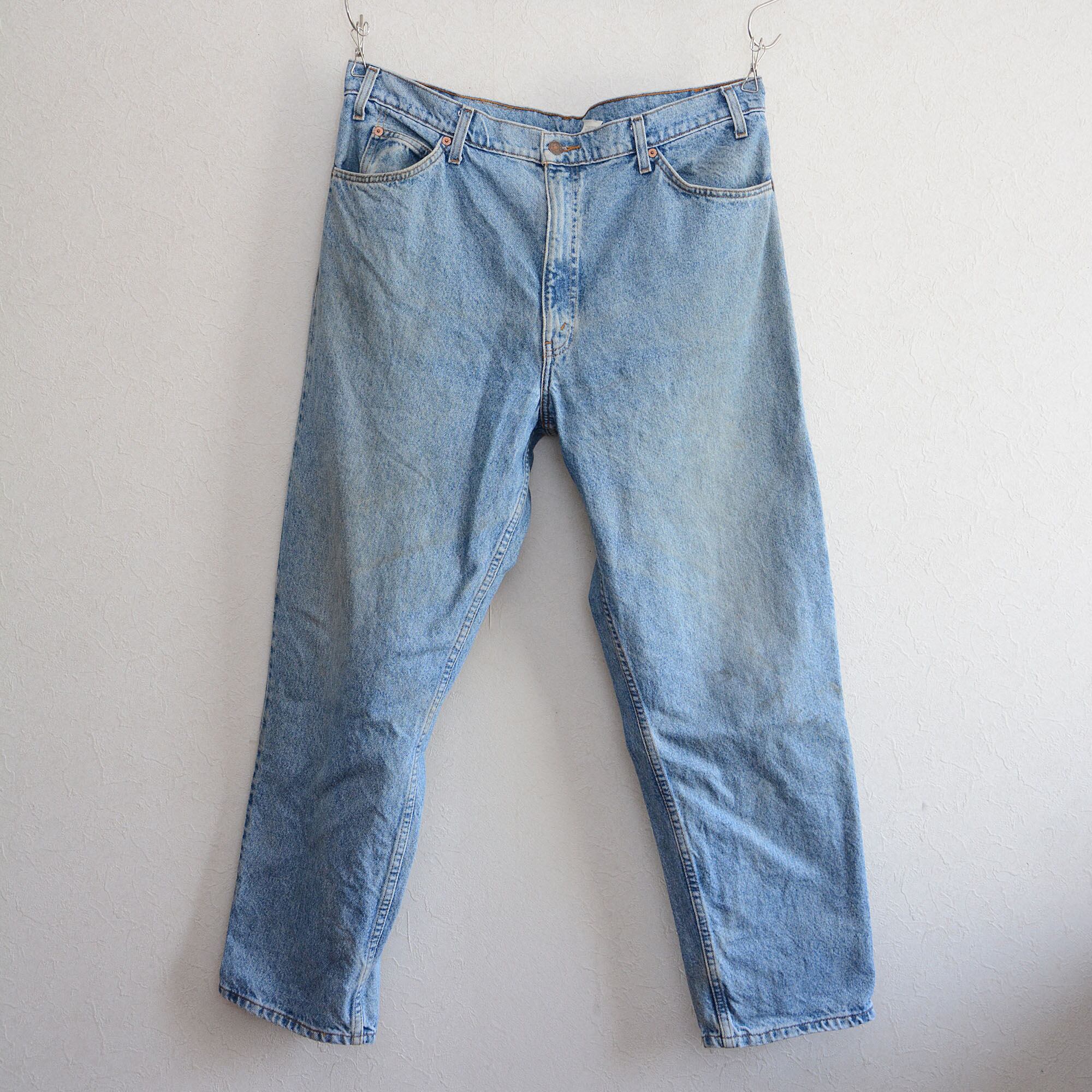 550 Levi's Vintage Denim Pants Relaxed Fit Tapered Leg Made in
