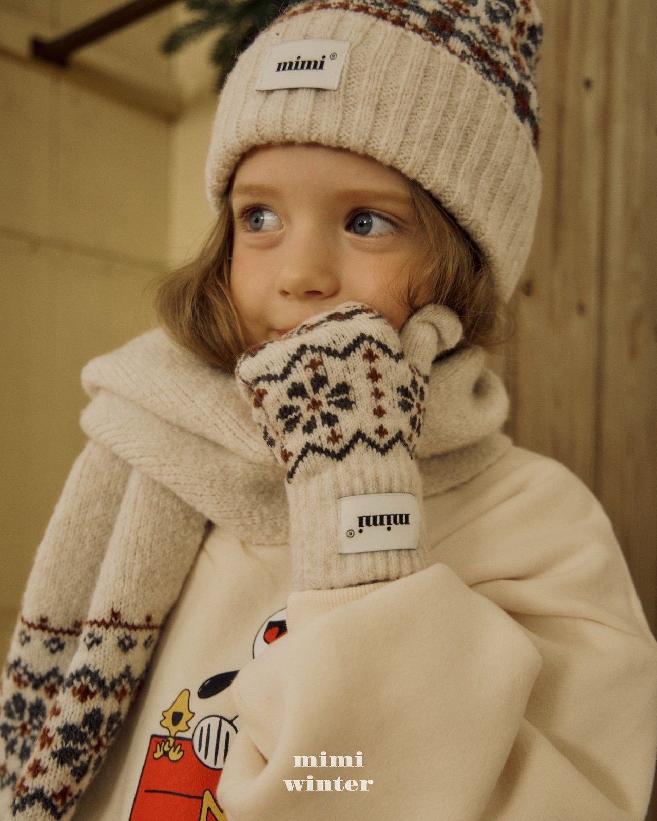 BYMIMI［取寄］jacquard muffler 26winter
